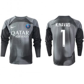 Jalkapallo Pelipaidat/Peliasut Paris Saint-Germain Keylor Navas 1 Maalivahti Kolmaspelipaita 2022-23 Pitkähihainen